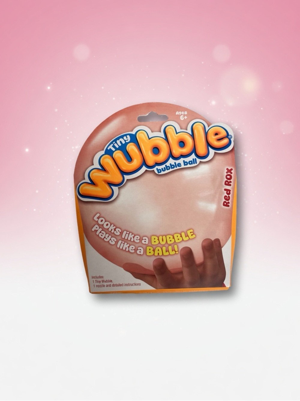 ✨Tiny Wubble Bubble Ball - Red - make your own nee doh trend ✨